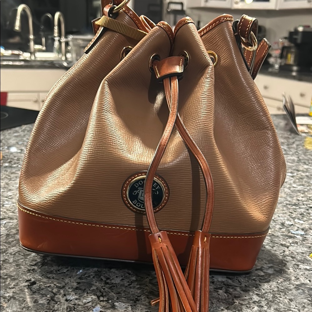 Dooney & Bourke Tan Bucket Bag